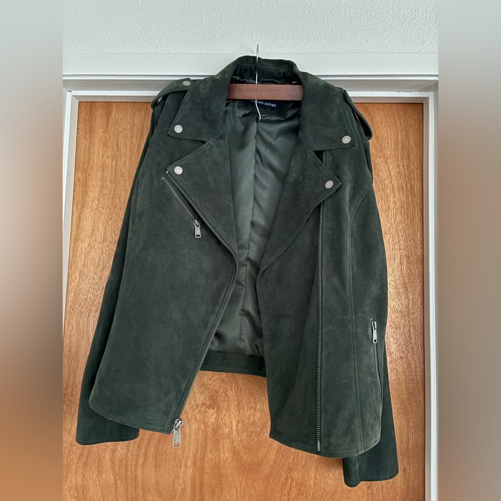 Wilsons genuine Leather Olive Jacket